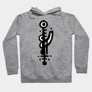 Abstract Design in Doodle Style Art Hoodie